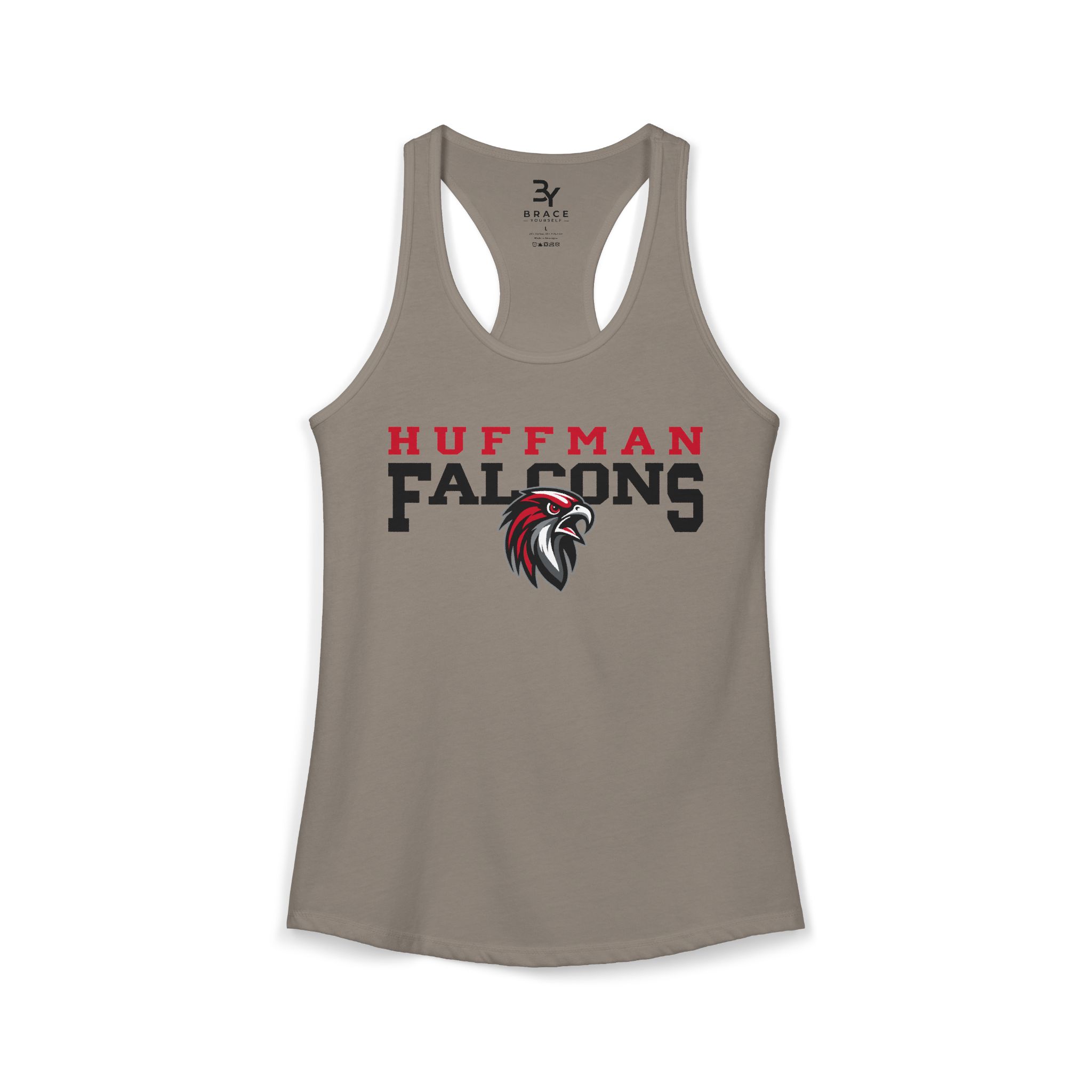 Women's Premium Racerback: Huffman Falcons - Image 9