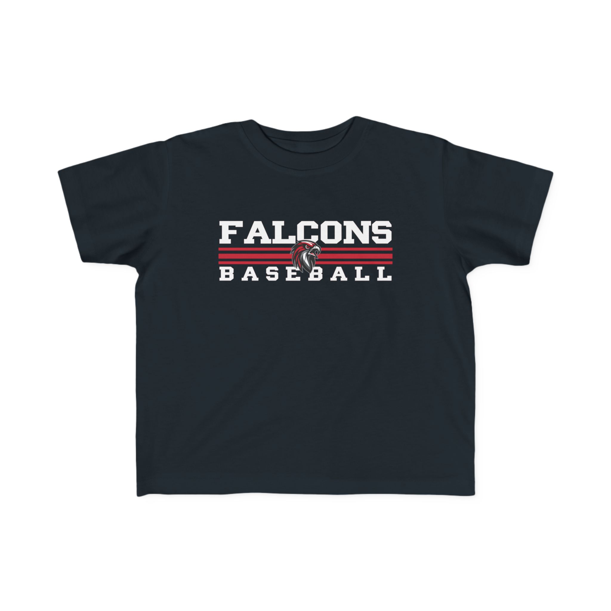 Toddler Cotton Tee: Classic Lines Baseball - Image 6
