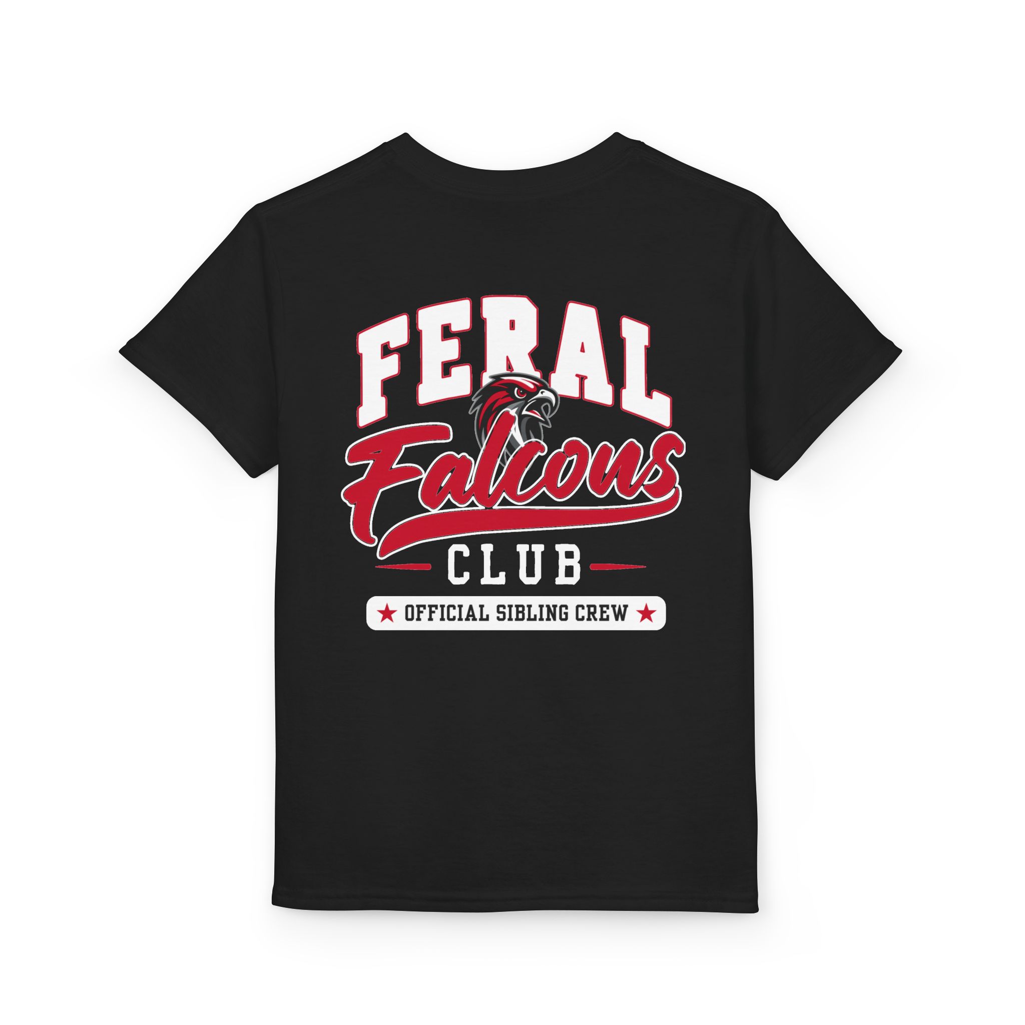 Youth Premium Tee: 'Feral Falcons Club' (2 Sided) - Image 12