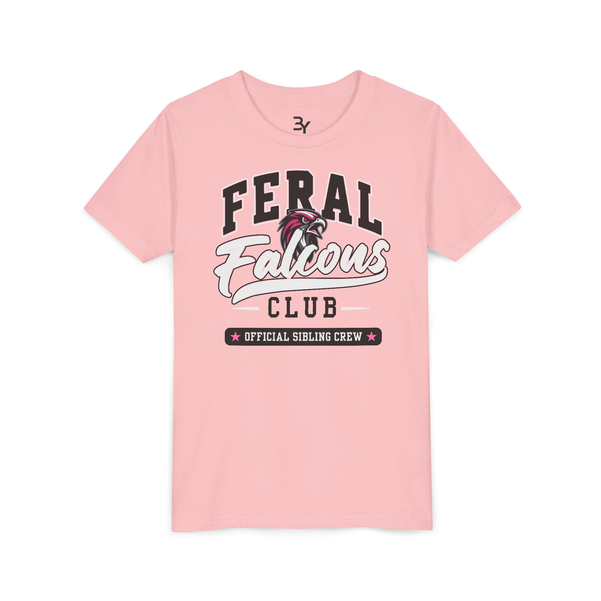Youth Cotton Tee: 'Feral Falcons Club' - Image 10