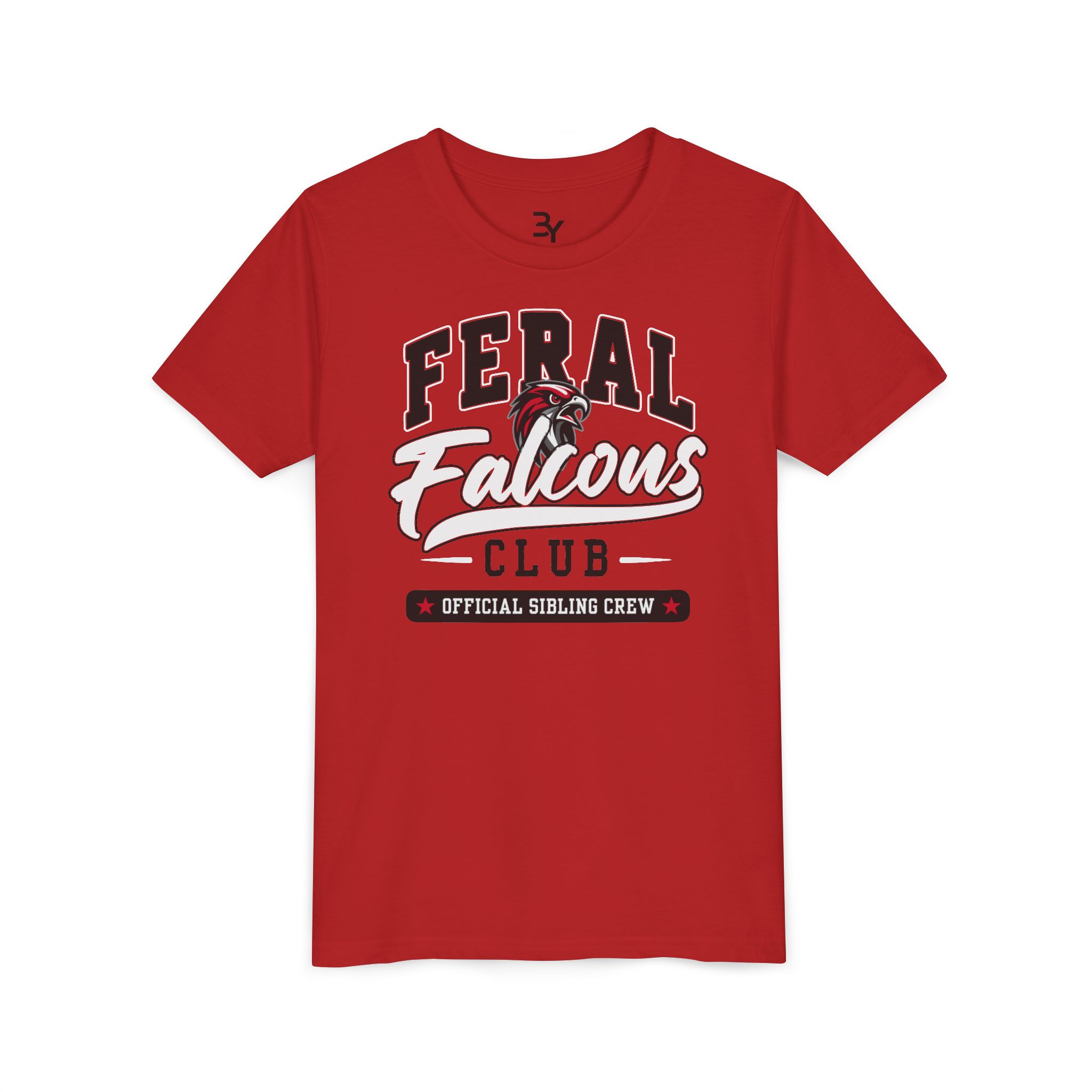 Youth Cotton Tee: 'Feral Falcons Club' - Image 12
