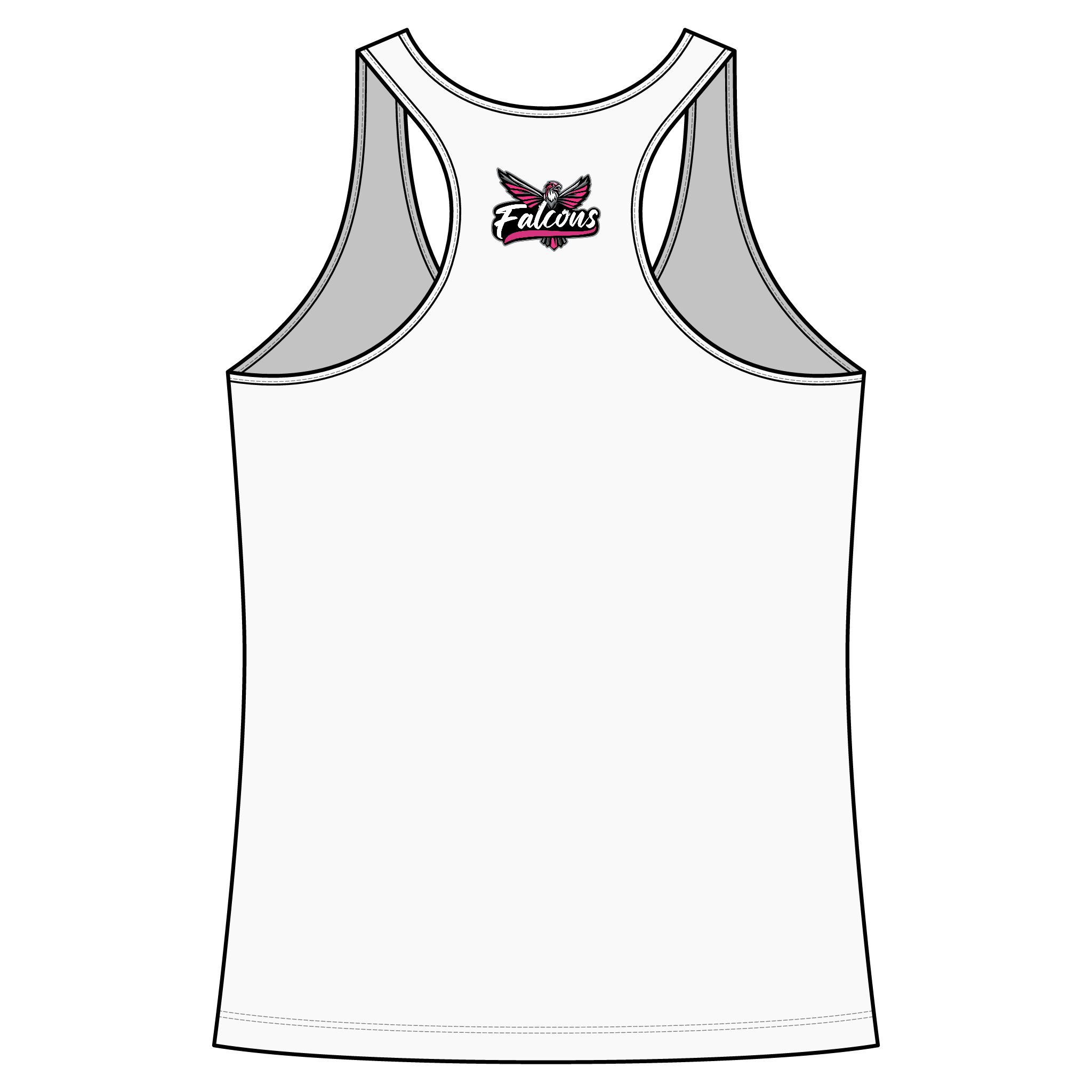 Women's Performance Racerback: Home Plate Softball (Pink) - Image 4