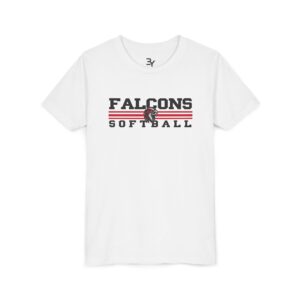 Youth Cotton Tee: Classic Lines Softball
