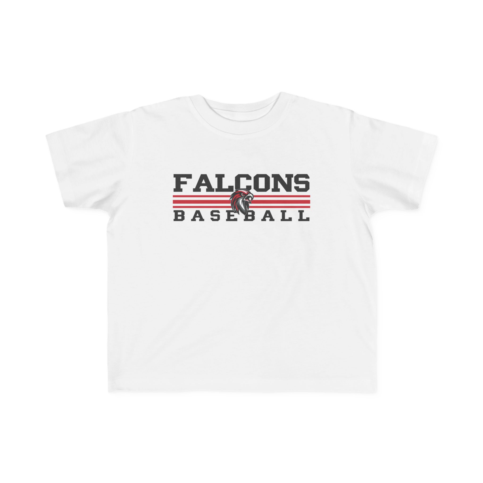 Toddler Cotton Tee: Classic Lines Baseball