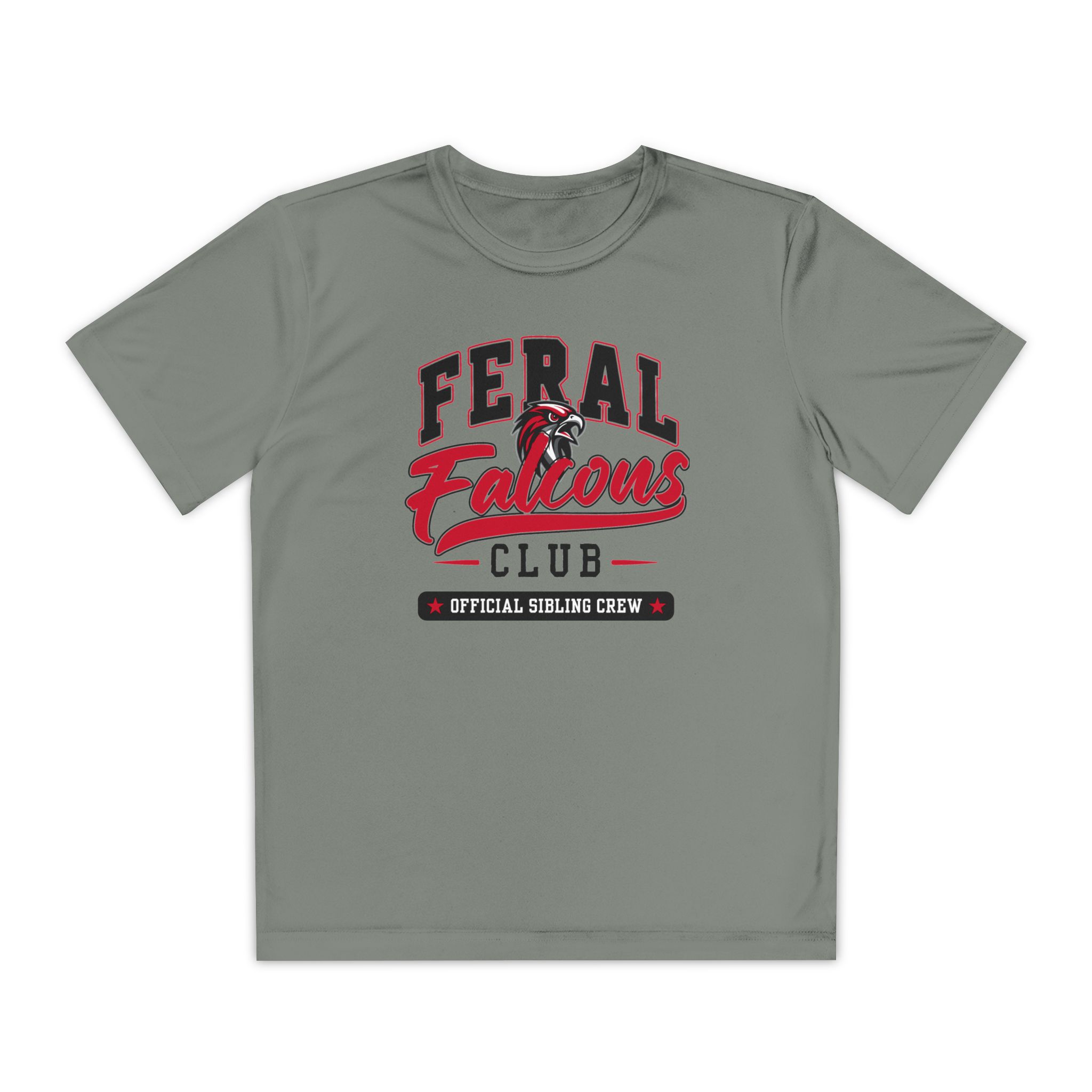 Youth Performance Tee: 'Feral Falcons Club' - Image 5