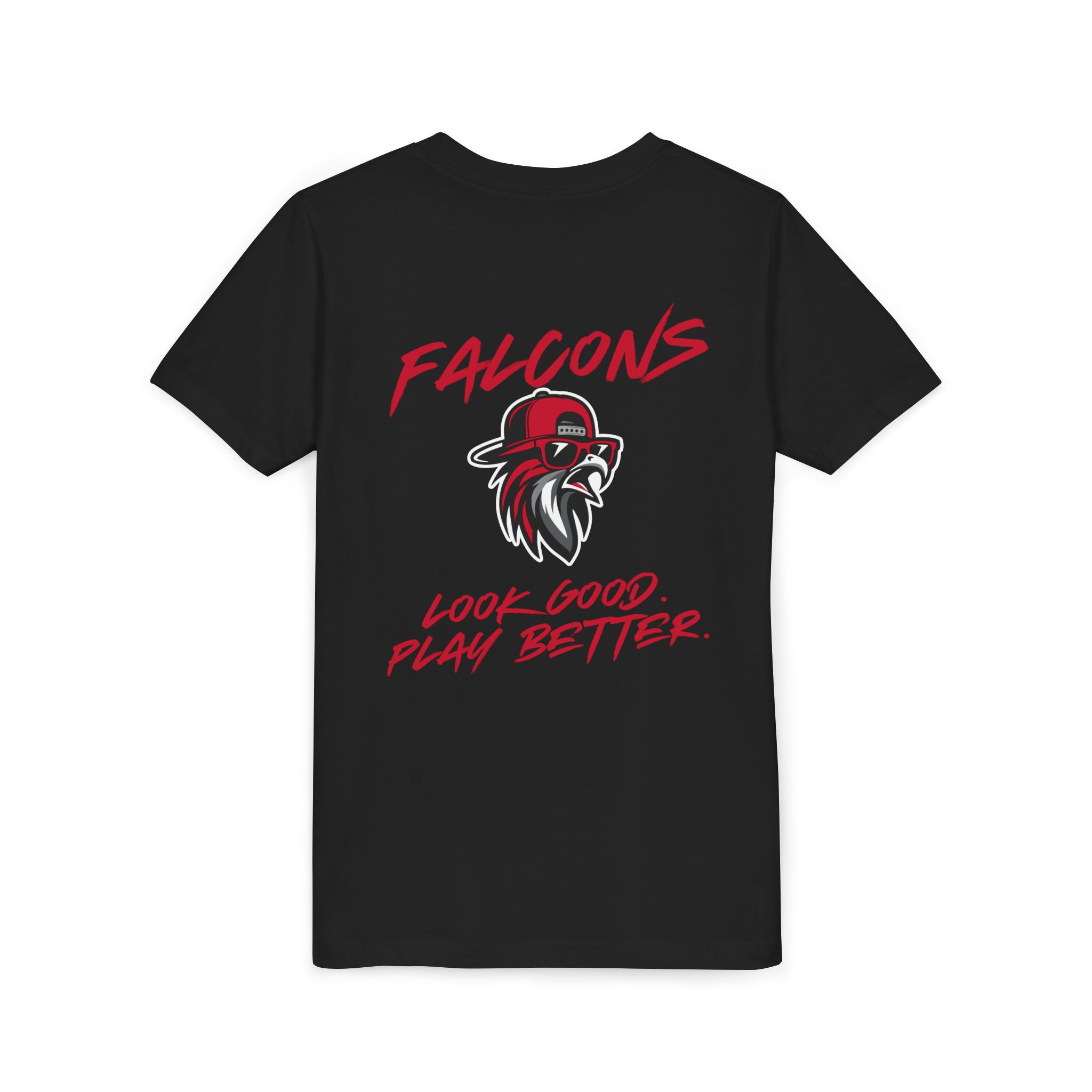 Youth Cotton Tee: 'Look Good. Play Better' (2 Sided) - Image 8
