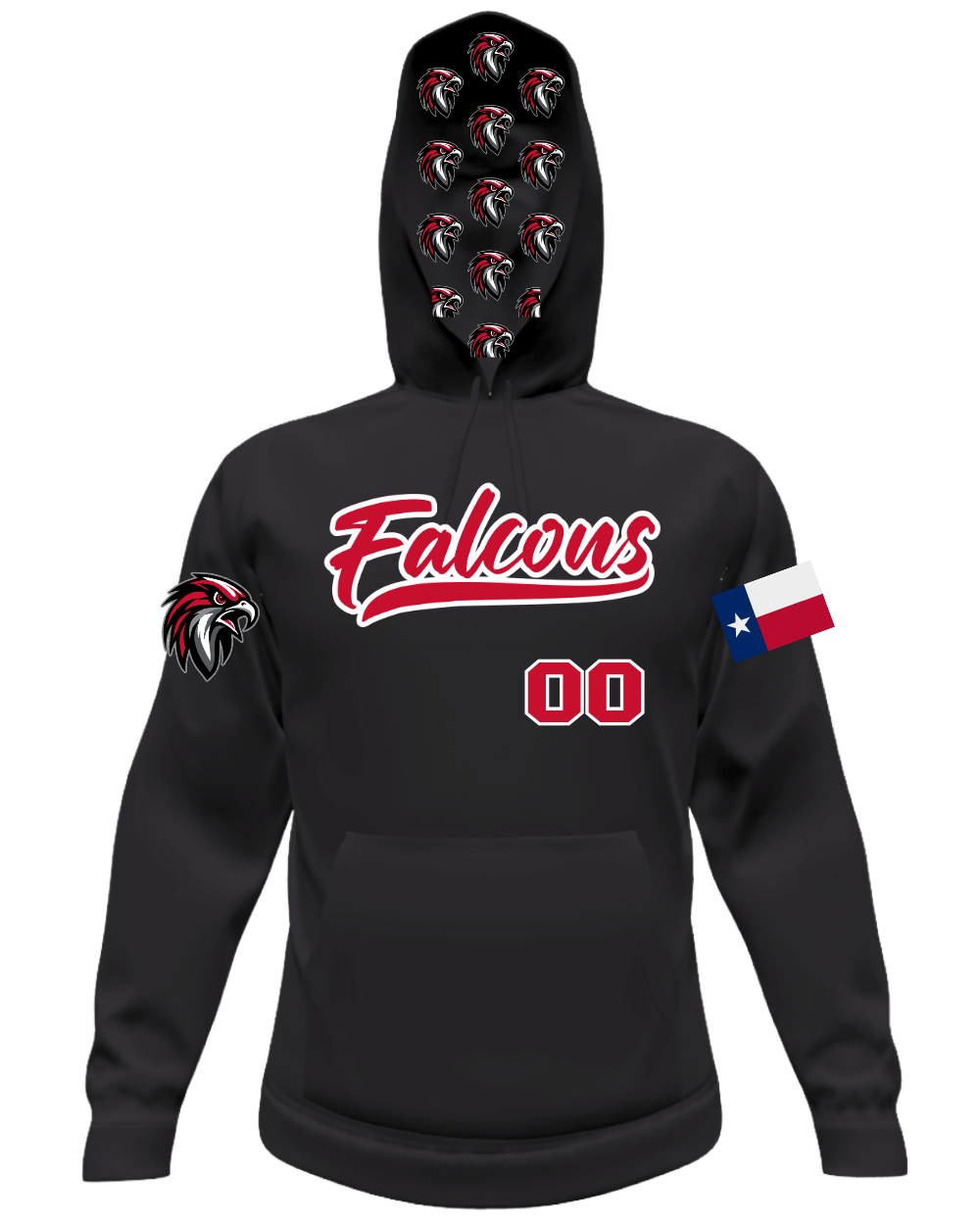 Jersey Hoodies - BLACK
