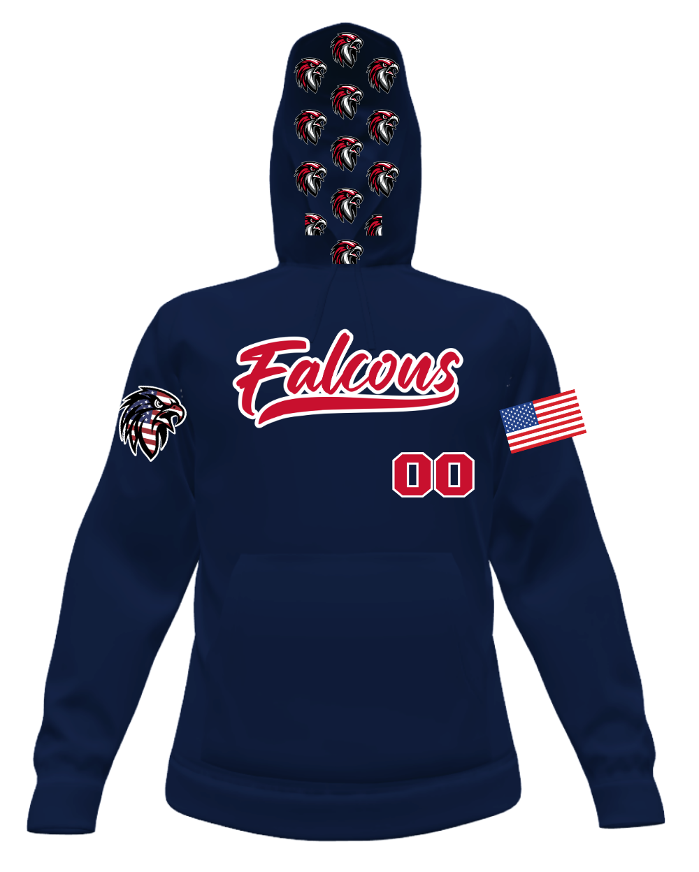 Jersey Hoodies - PATRIOTIC