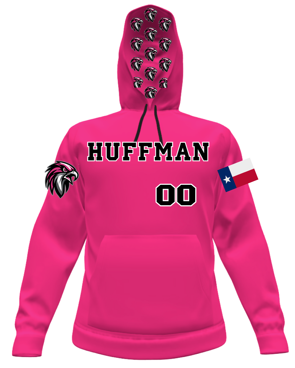 Jersey Hoodies - PINK - Image 3