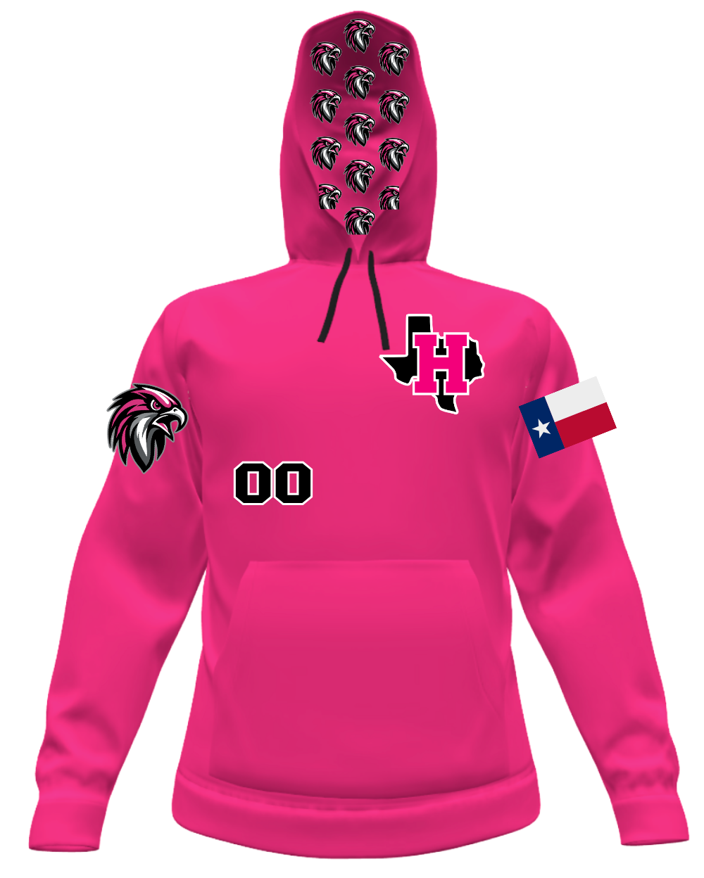 Jersey Hoodies - PINK - Image 2