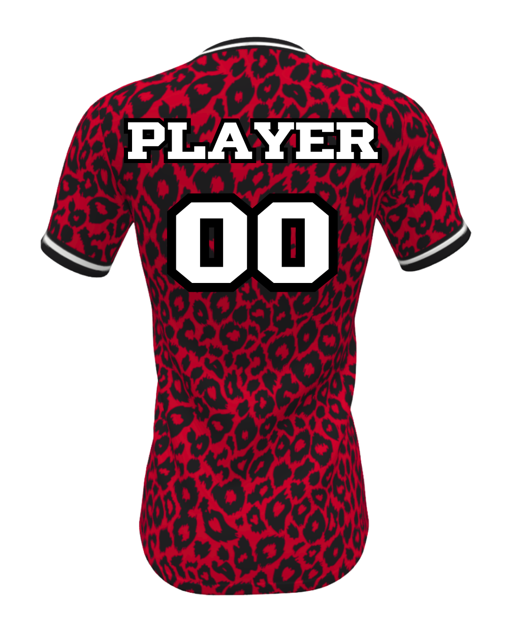 V-Neck Softball Jersey: Cheetah Falcons - Image 2