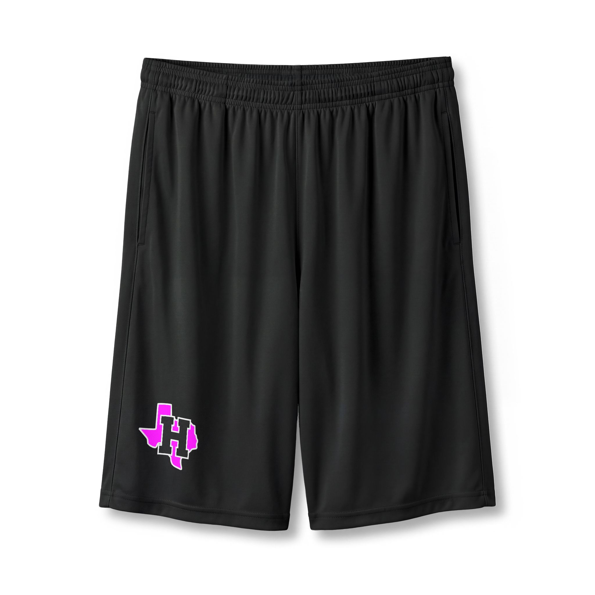 Adult Texas H Pink Athletic Shorts - Image 2