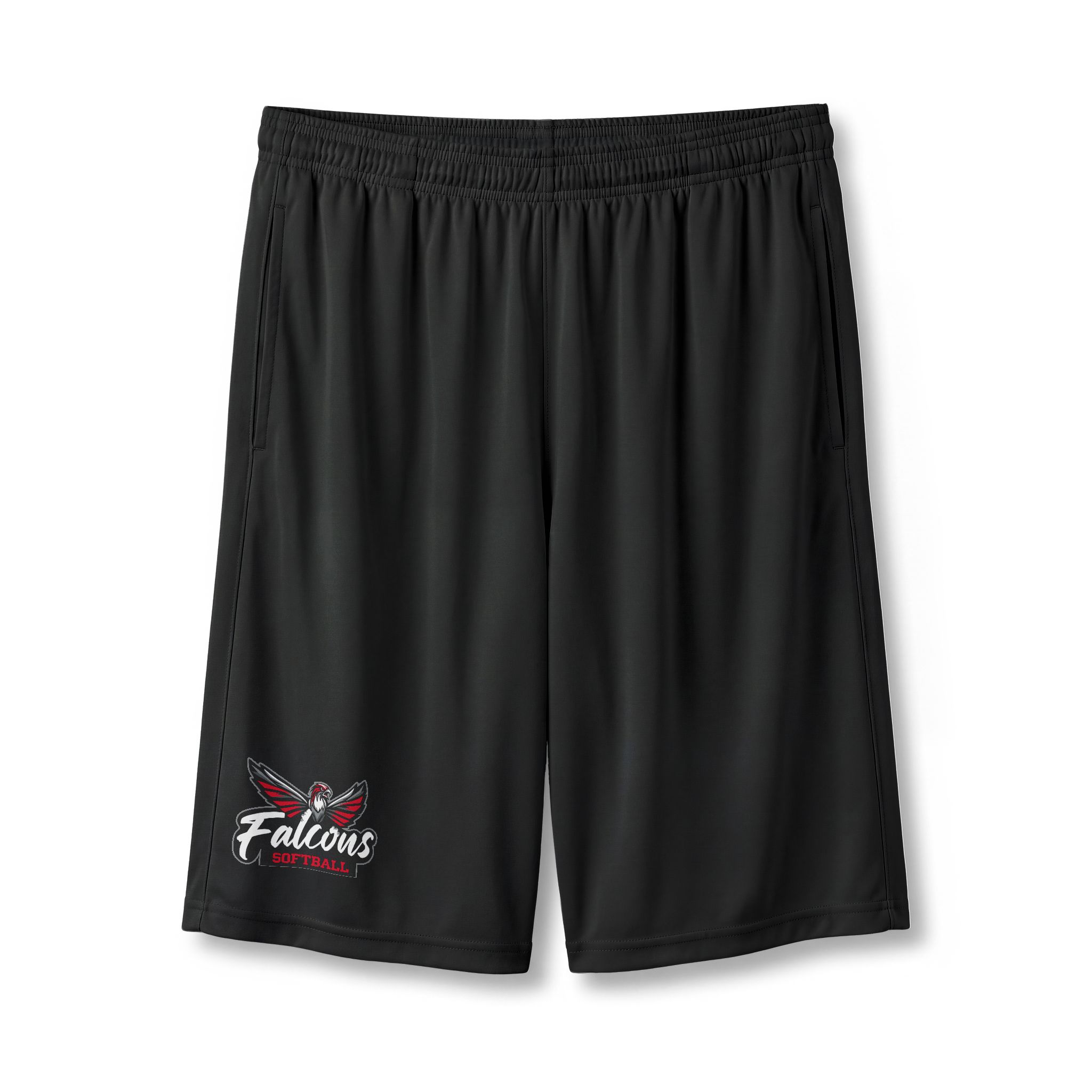Adult Full Falcon Softball Athletic Shorts - Image 2