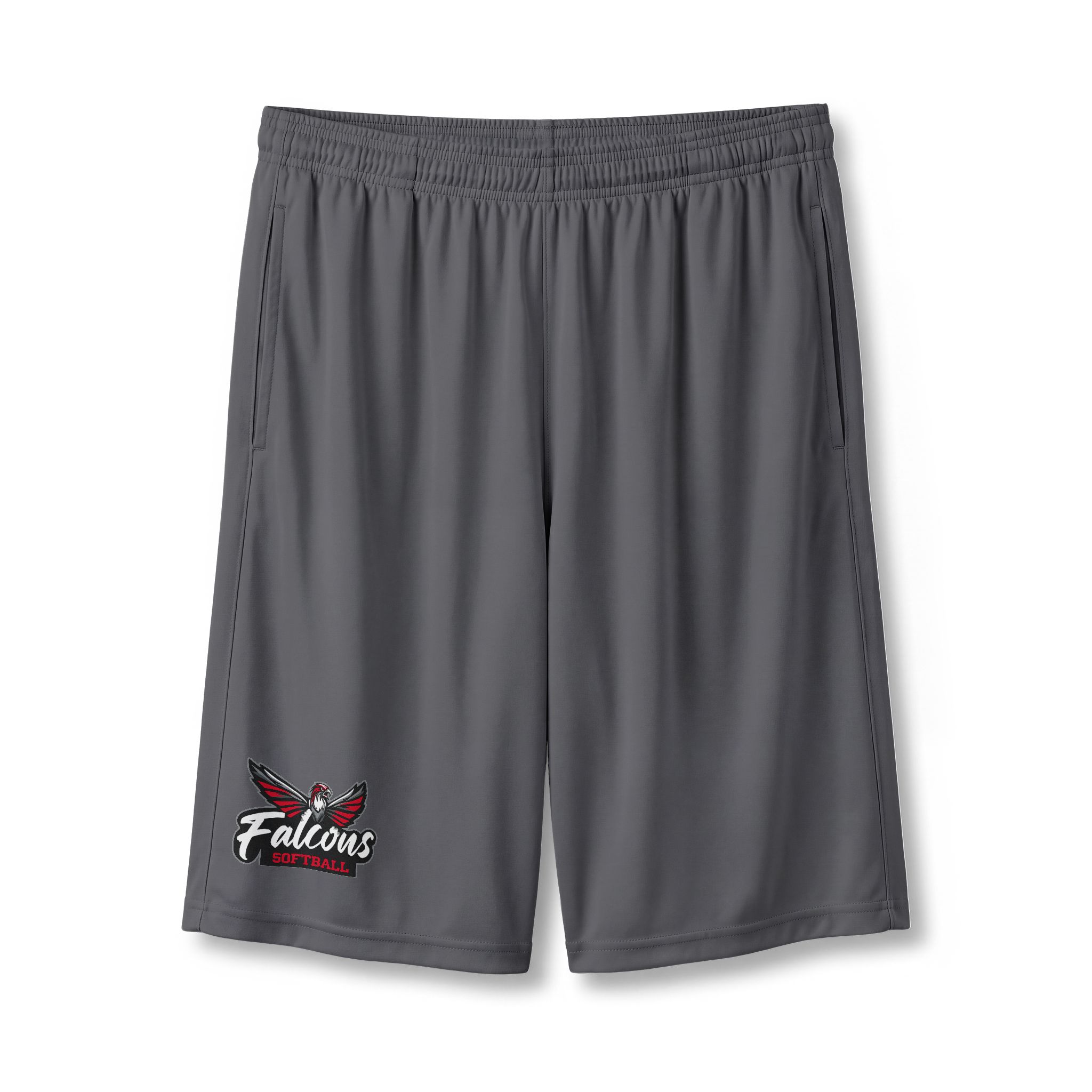 Adult Full Falcon Softball Athletic Shorts - Image 3