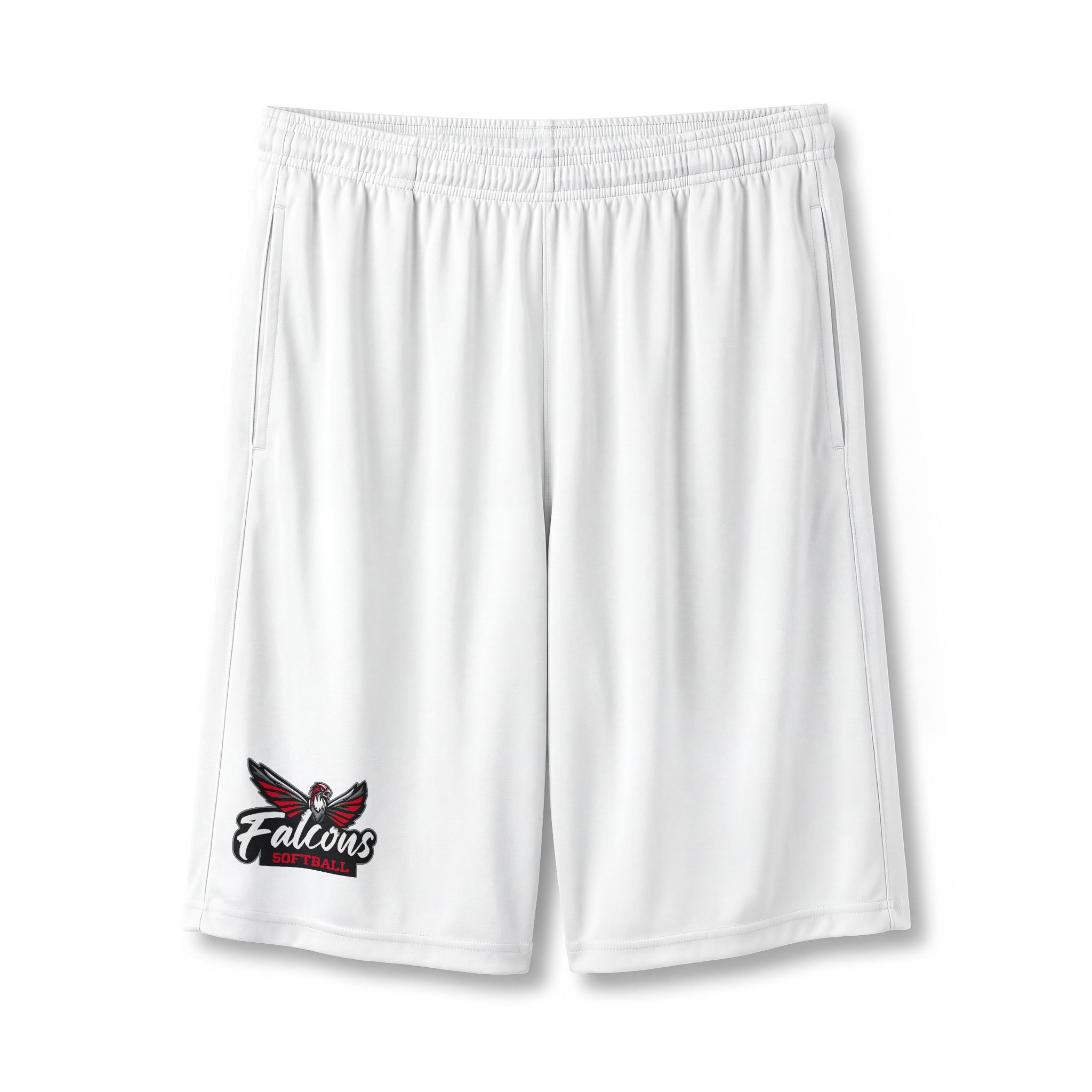 Adult Full Falcon Softball Athletic Shorts